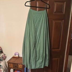 Flowy Green Maxi Dress